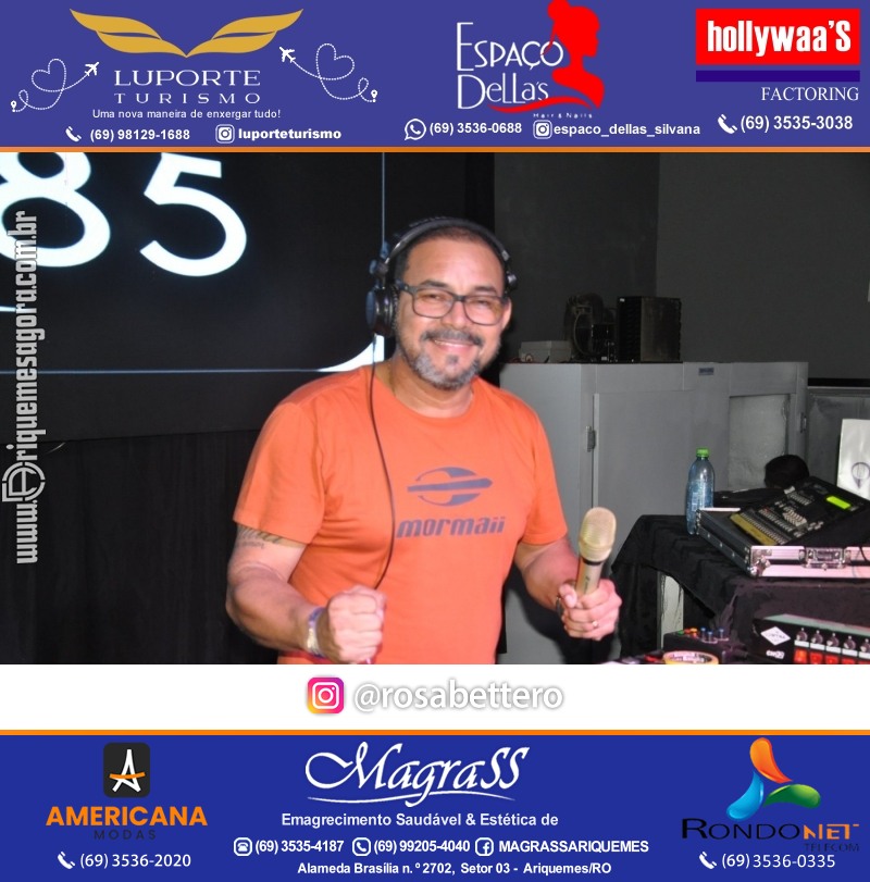 Noite do Flash Back 3ª Edição com premiações em Ariquemes Rondônia