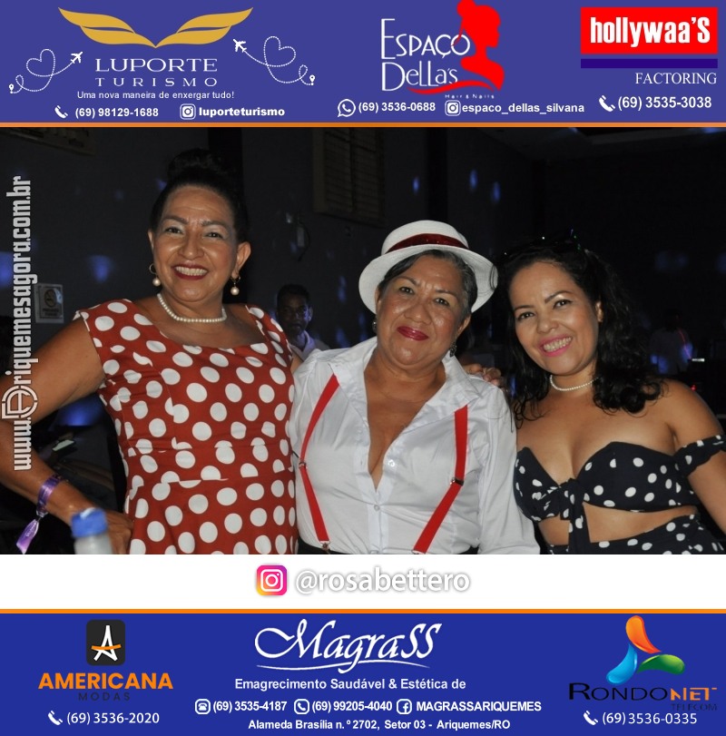 Noite do Flash Back 3ª Edição com premiações em Ariquemes Rondônia