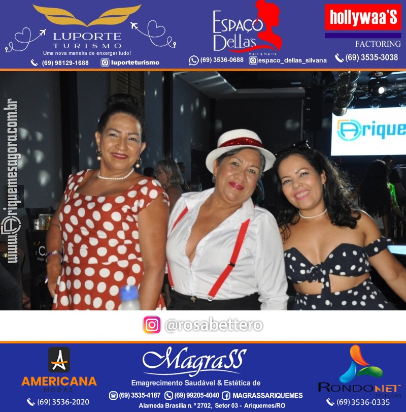 Noite do Flash Back 3ª Edição com premiações em Ariquemes Rondônia