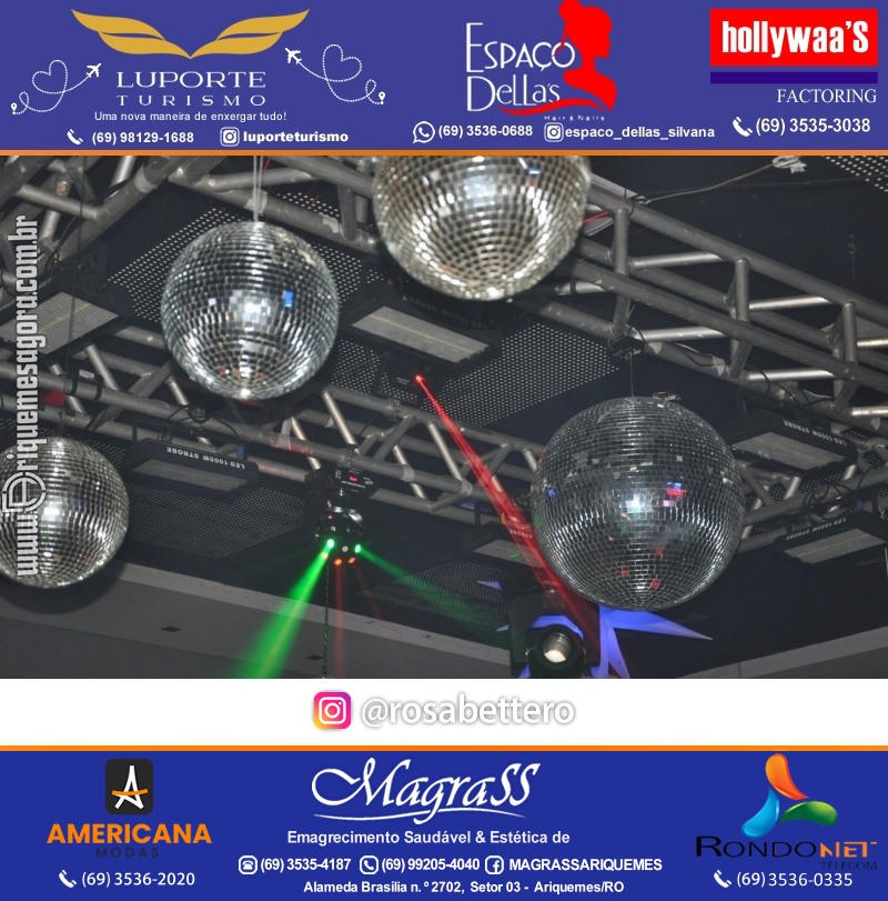 Noite do Flash Back 3ª Edição com premiações em Ariquemes Rondônia