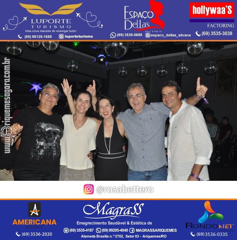 Noite do Flash Back 3ª Edição com premiações em Ariquemes Rondônia