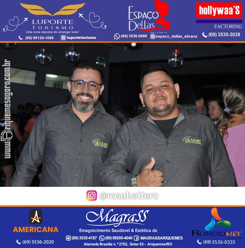 Noite do Flash Back 3ª Edição com premiações em Ariquemes Rondônia