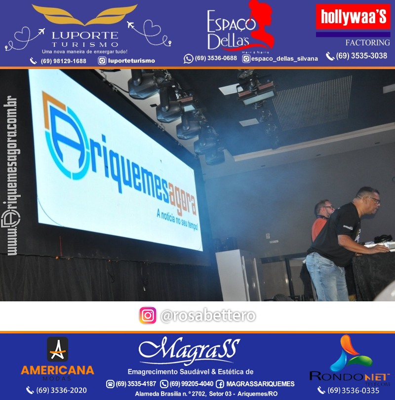 Noite do Flash Back 3ª Edição com premiações em Ariquemes Rondônia
