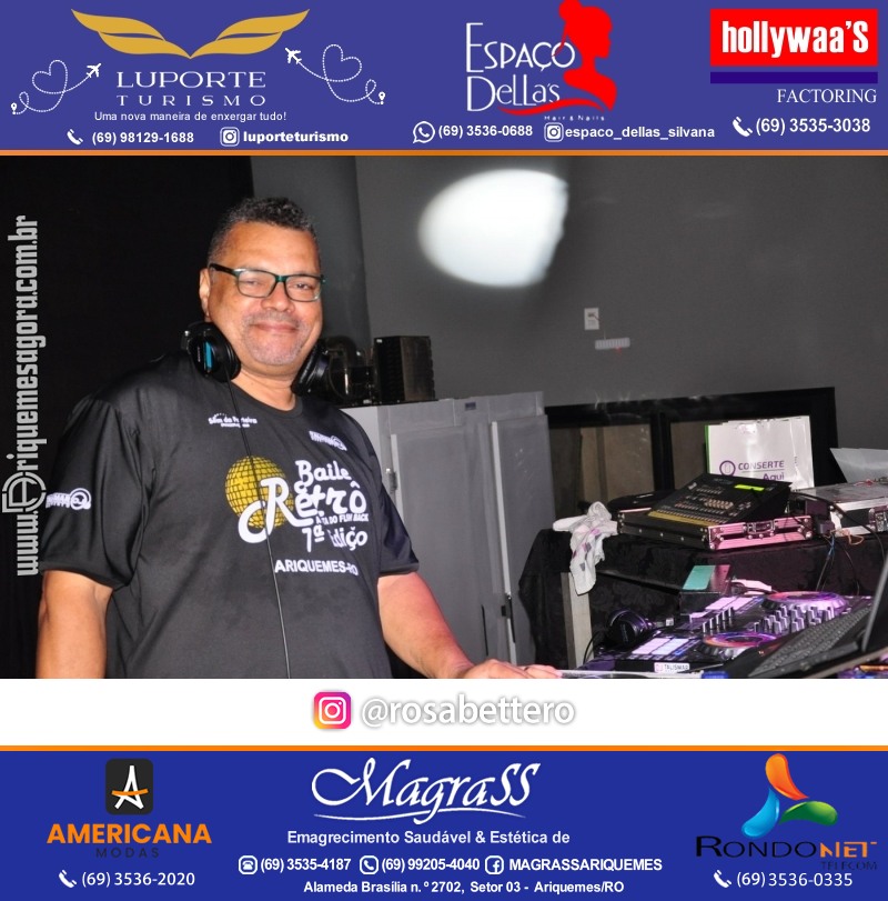 Noite do Flash Back 3ª Edição com premiações em Ariquemes Rondônia