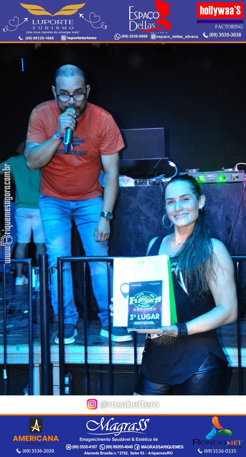 Noite do Flash Back 3ª Edição com premiações em Ariquemes Rondônia