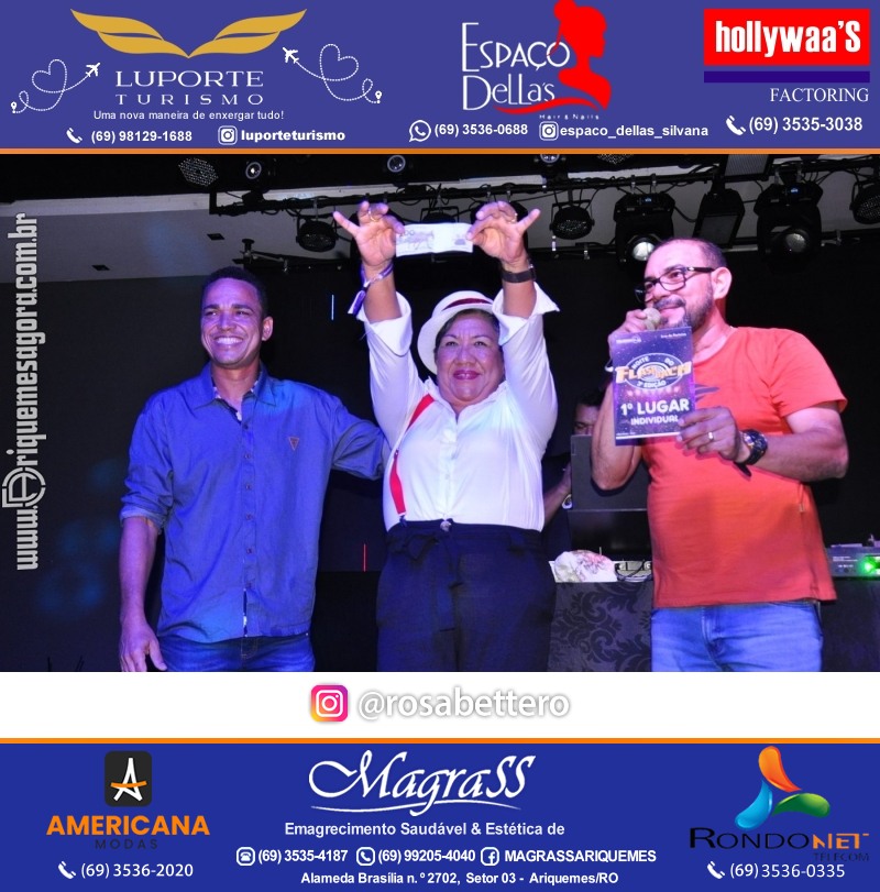Noite do Flash Back 3ª Edição com premiações em Ariquemes Rondônia
