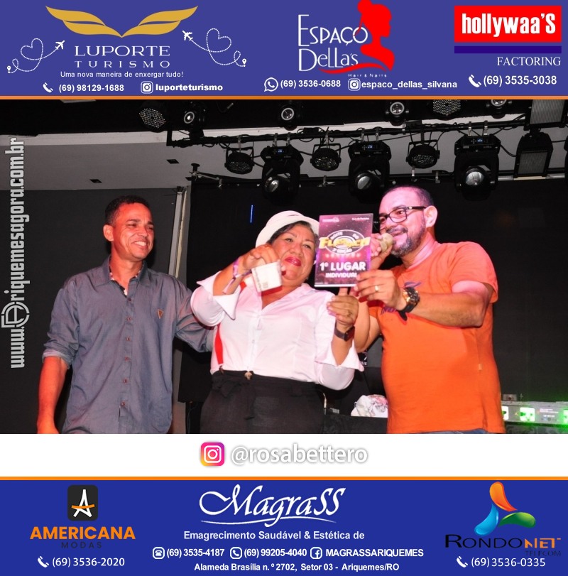 Noite do Flash Back 3ª Edição com premiações em Ariquemes Rondônia