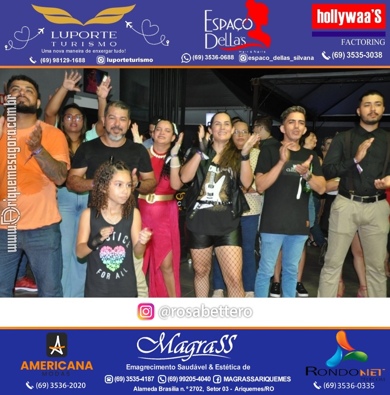 Noite do Flash Back 3ª Edição com premiações em Ariquemes Rondônia