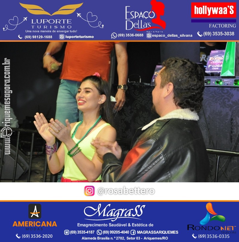Noite do Flash Back 3ª Edição com premiações em Ariquemes Rondônia