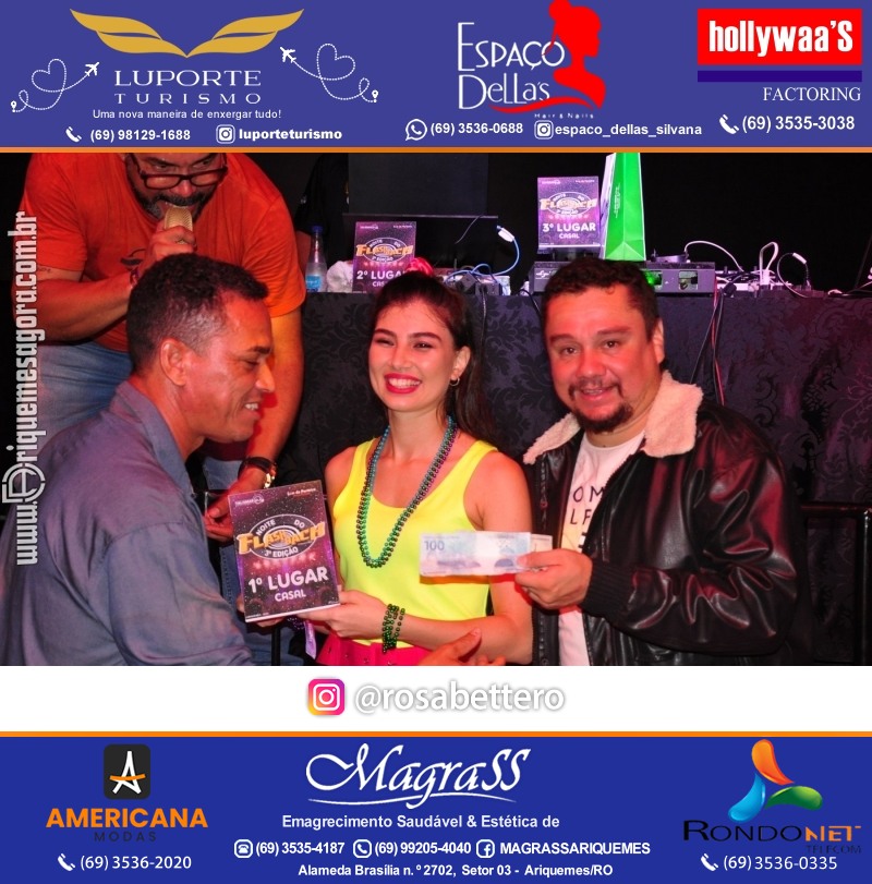 Noite do Flash Back 3ª Edição com premiações em Ariquemes Rondônia