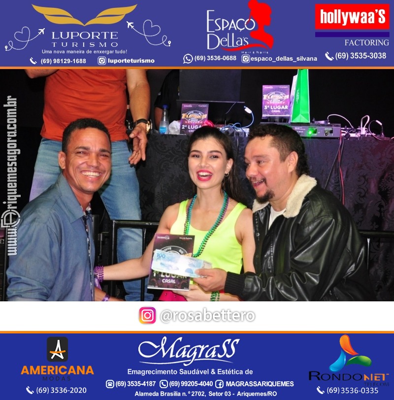 Noite do Flash Back 3ª Edição com premiações em Ariquemes Rondônia