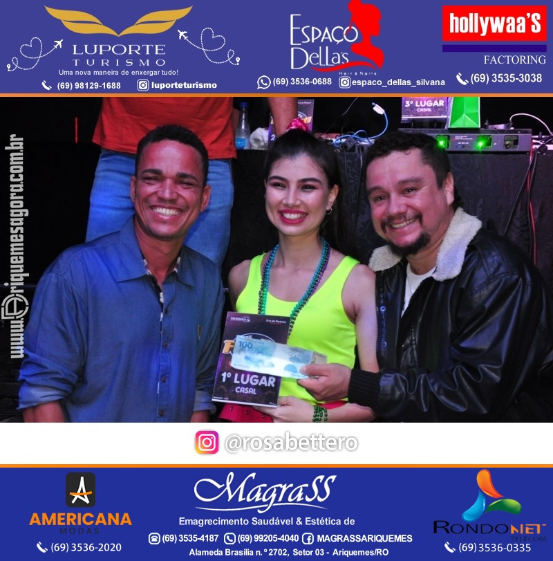 Noite do Flash Back 3ª Edição com premiações em Ariquemes Rondônia