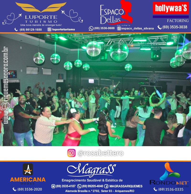 Noite do Flash Back 3ª Edição com premiações em Ariquemes Rondônia
