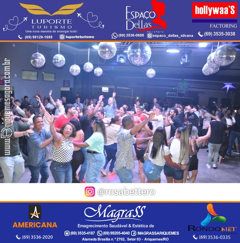 Noite do Flash Back 3ª Edição com premiações em Ariquemes Rondônia