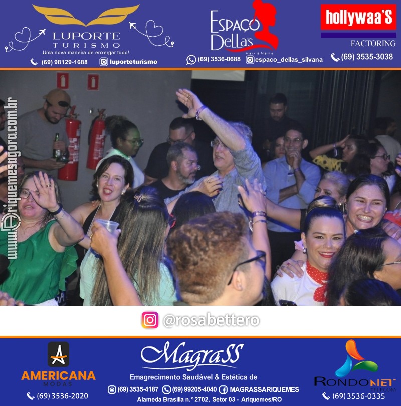 Noite do Flash Back 3ª Edição com premiações em Ariquemes Rondônia