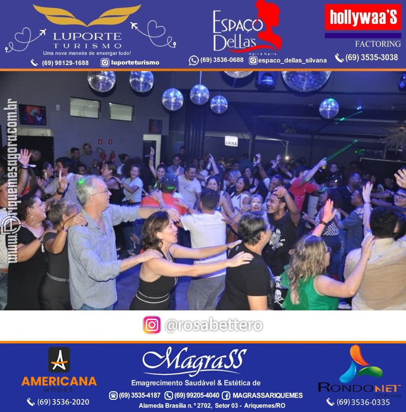 Noite do Flash Back 3ª Edição com premiações em Ariquemes Rondônia