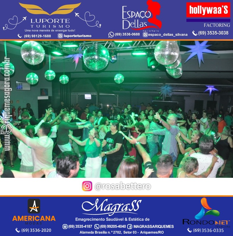 Noite do Flash Back 3ª Edição com premiações em Ariquemes Rondônia