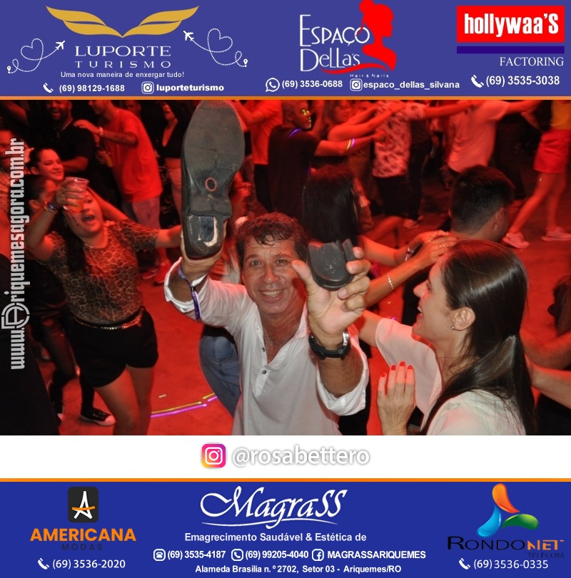 Noite do Flash Back 3ª Edição com premiações em Ariquemes Rondônia