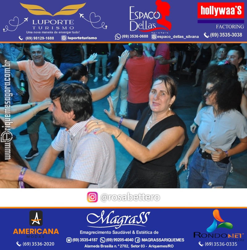 Noite do Flash Back 3ª Edição com premiações em Ariquemes Rondônia