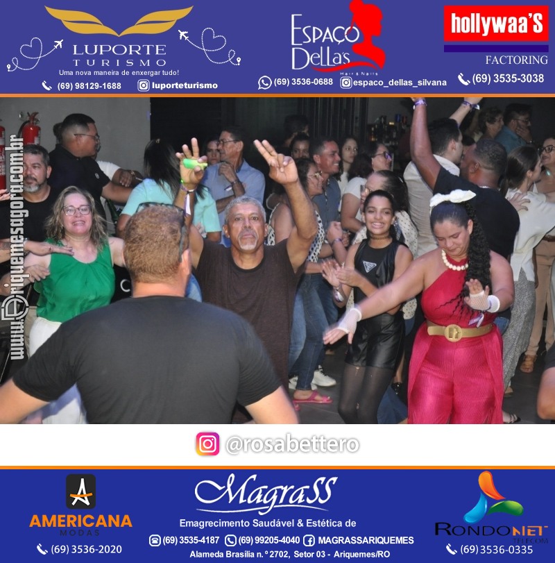 Noite do Flash Back 3ª Edição com premiações em Ariquemes Rondônia