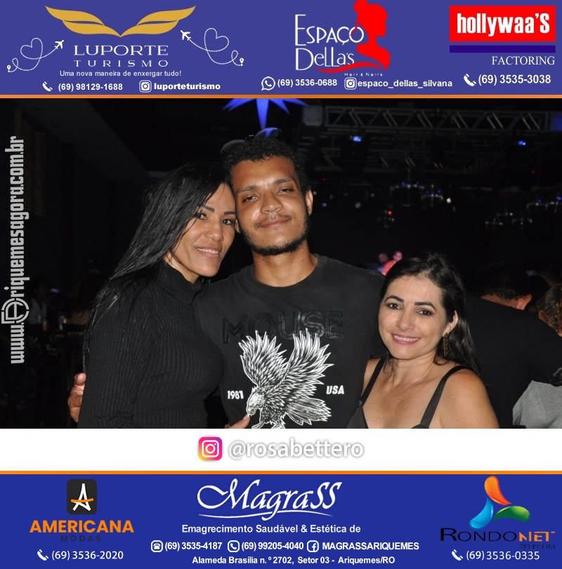 Noite do Flash Back 3ª Edição com premiações em Ariquemes Rondônia