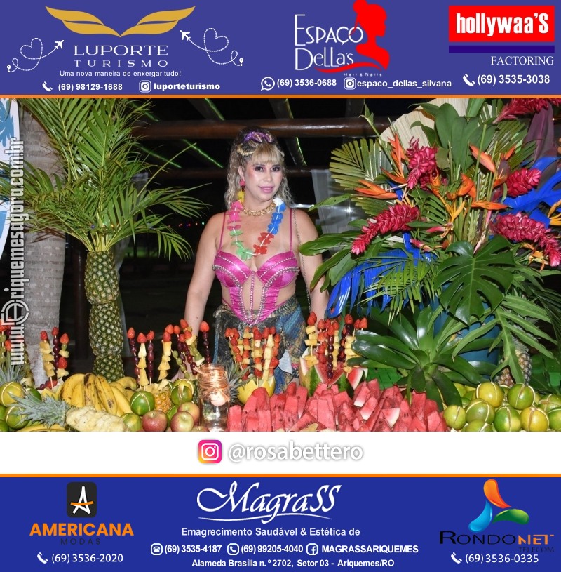 BAILE DO HAWAII em Ritmo Tropical na AABB em Ariquemes Rondônia
