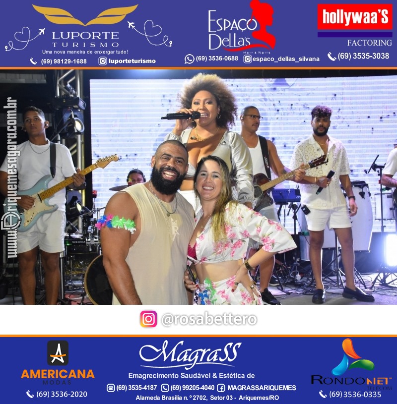 BAILE DO HAWAII em Ritmo Tropical na AABB em Ariquemes Rondônia