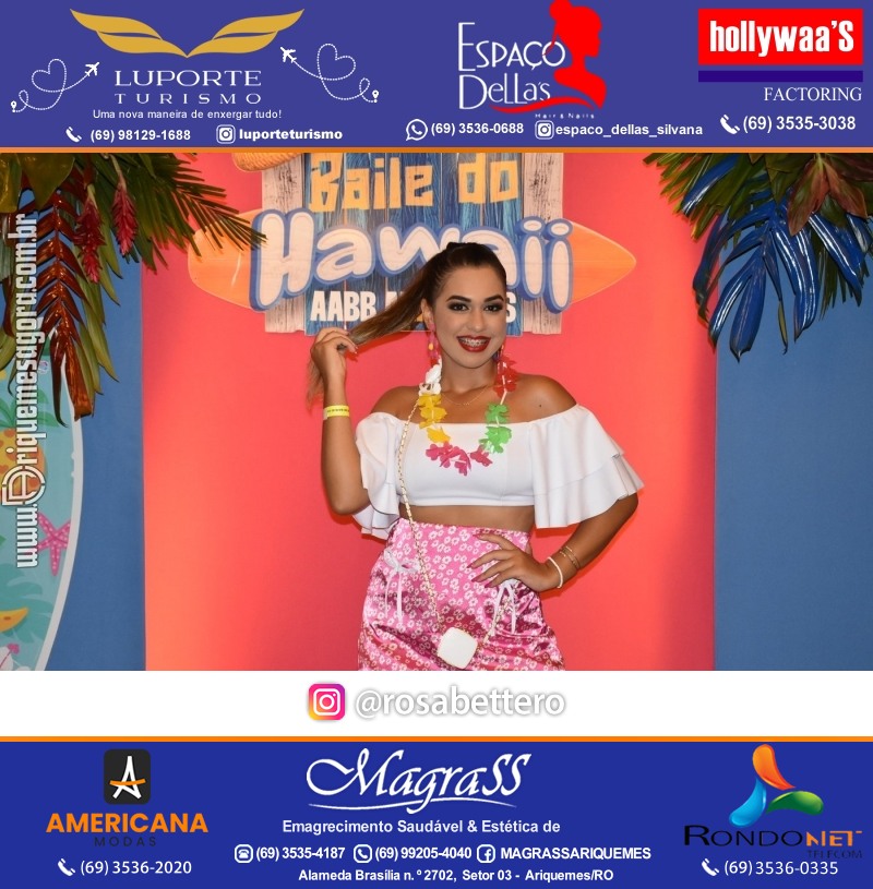 BAILE DO HAWAII em Ritmo Tropical na AABB em Ariquemes Rondônia