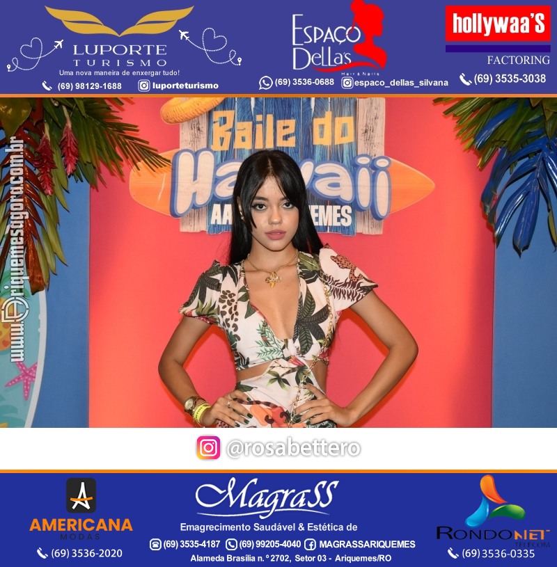 BAILE DO HAWAII em Ritmo Tropical na AABB em Ariquemes Rondônia