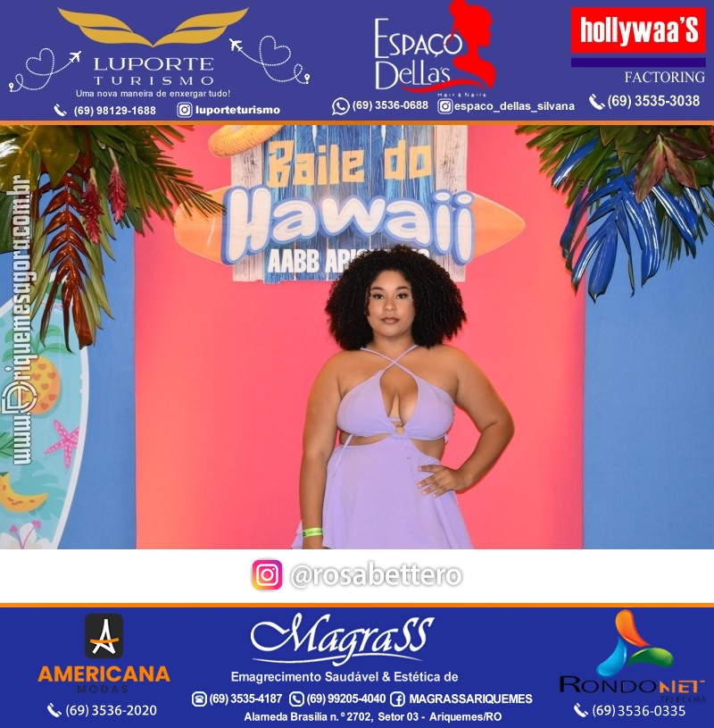 BAILE DO HAWAII em Ritmo Tropical na AABB em Ariquemes Rondônia