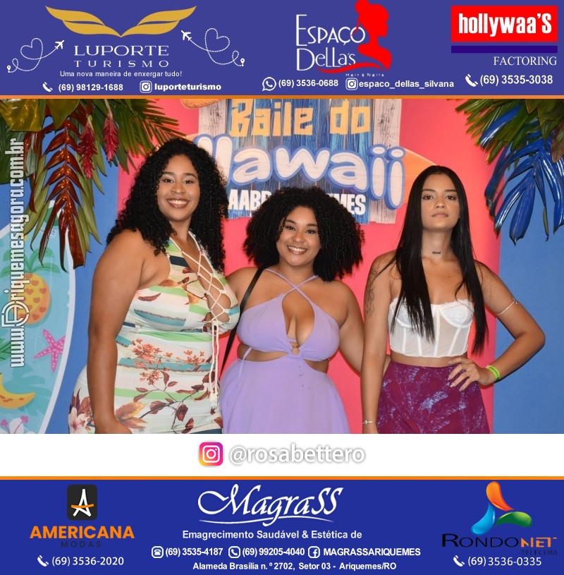 BAILE DO HAWAII em Ritmo Tropical na AABB em Ariquemes Rondônia