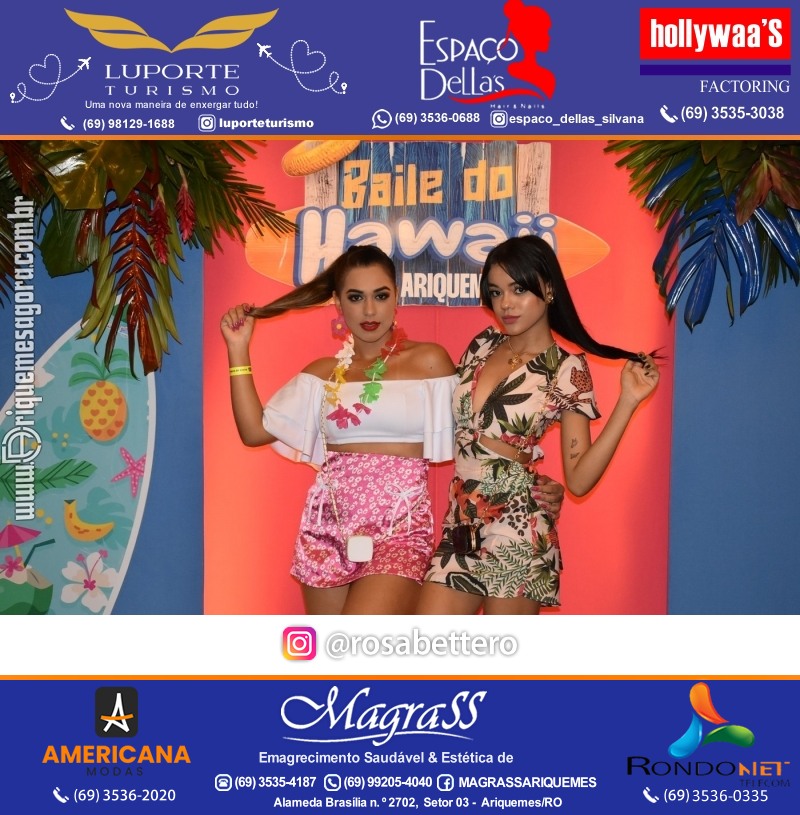 BAILE DO HAWAII em Ritmo Tropical na AABB em Ariquemes Rondônia