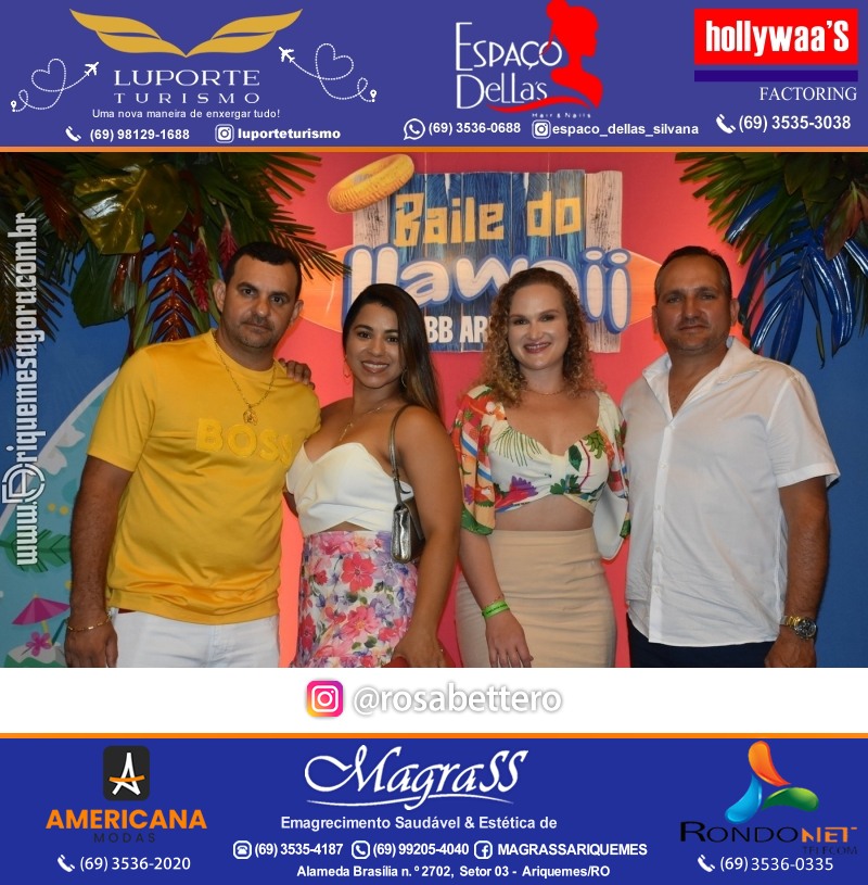 BAILE DO HAWAII em Ritmo Tropical na AABB em Ariquemes Rondônia