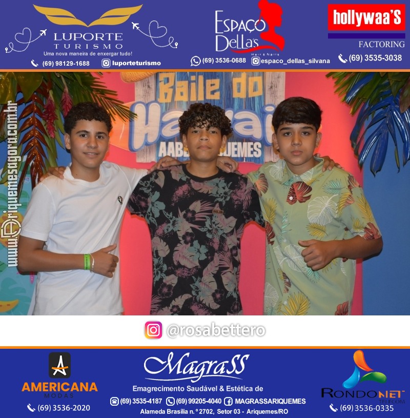 BAILE DO HAWAII em Ritmo Tropical na AABB em Ariquemes Rondônia