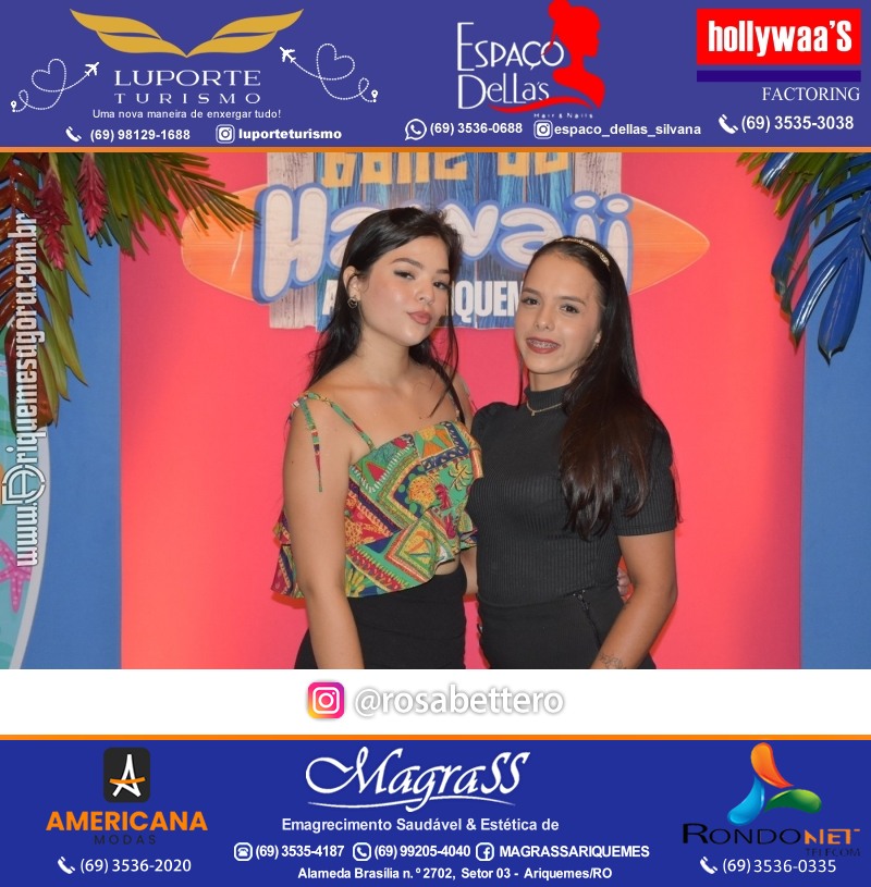 BAILE DO HAWAII em Ritmo Tropical na AABB em Ariquemes Rondônia