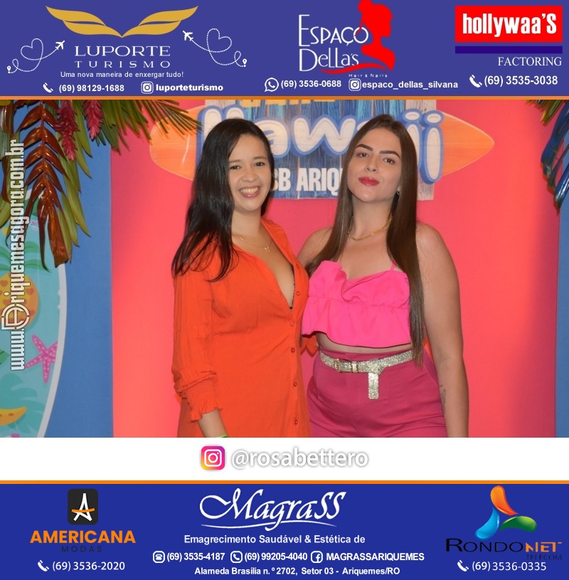 BAILE DO HAWAII em Ritmo Tropical na AABB em Ariquemes Rondônia