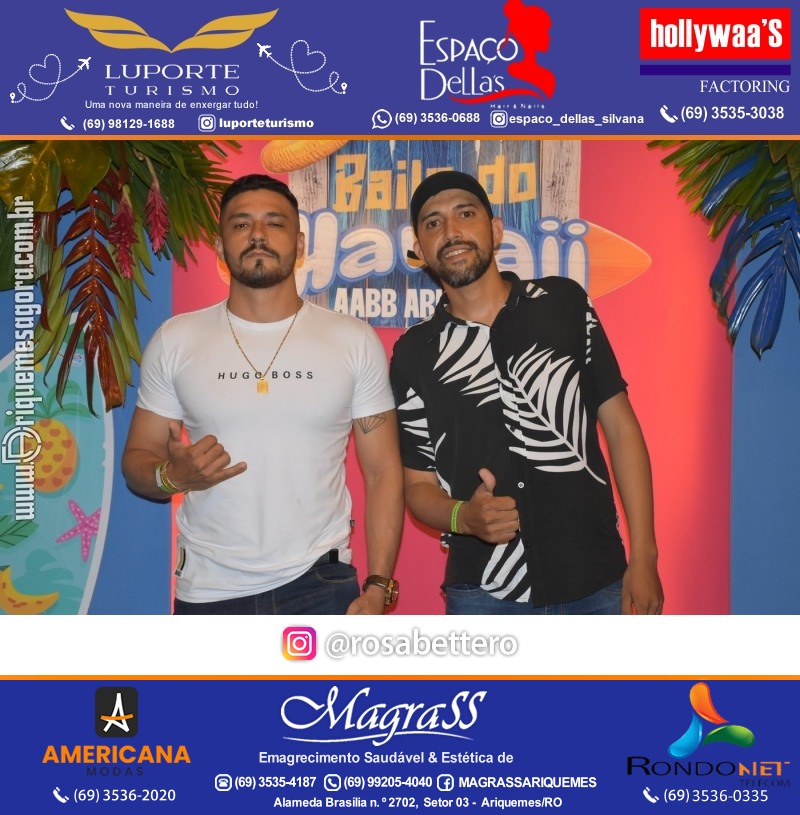 BAILE DO HAWAII em Ritmo Tropical na AABB em Ariquemes Rondônia