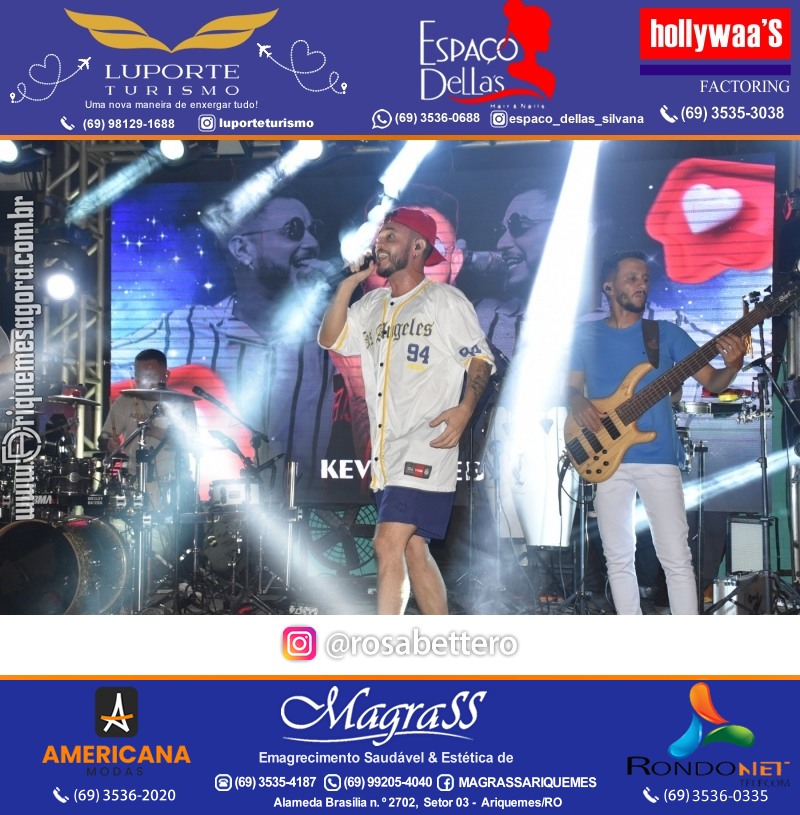BAILE DO HAWAII em Ritmo Tropical na AABB em Ariquemes Rondônia