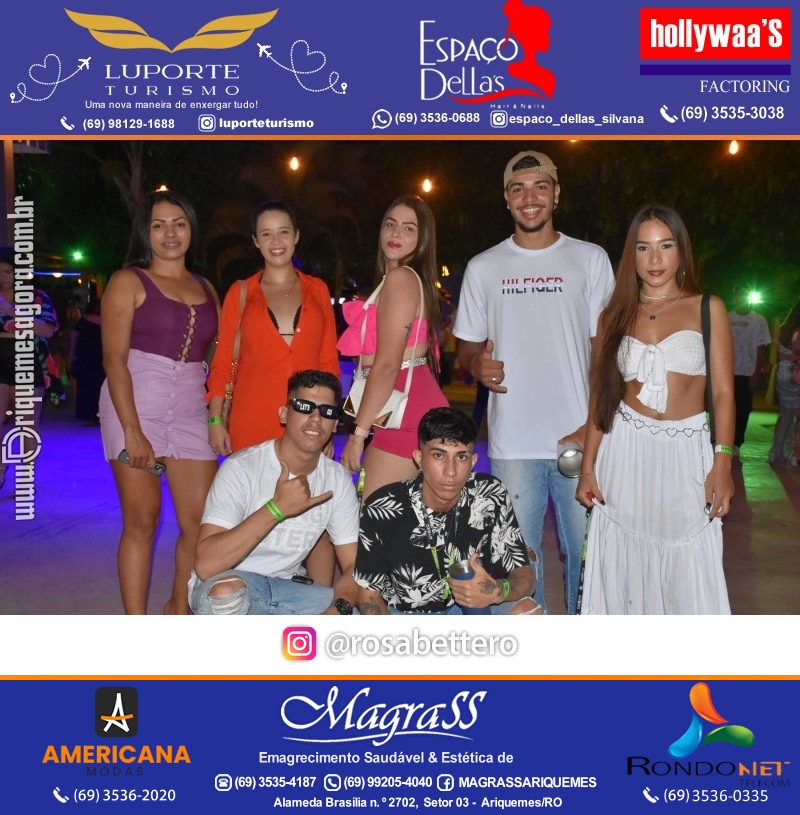 BAILE DO HAWAII em Ritmo Tropical na AABB em Ariquemes Rondônia