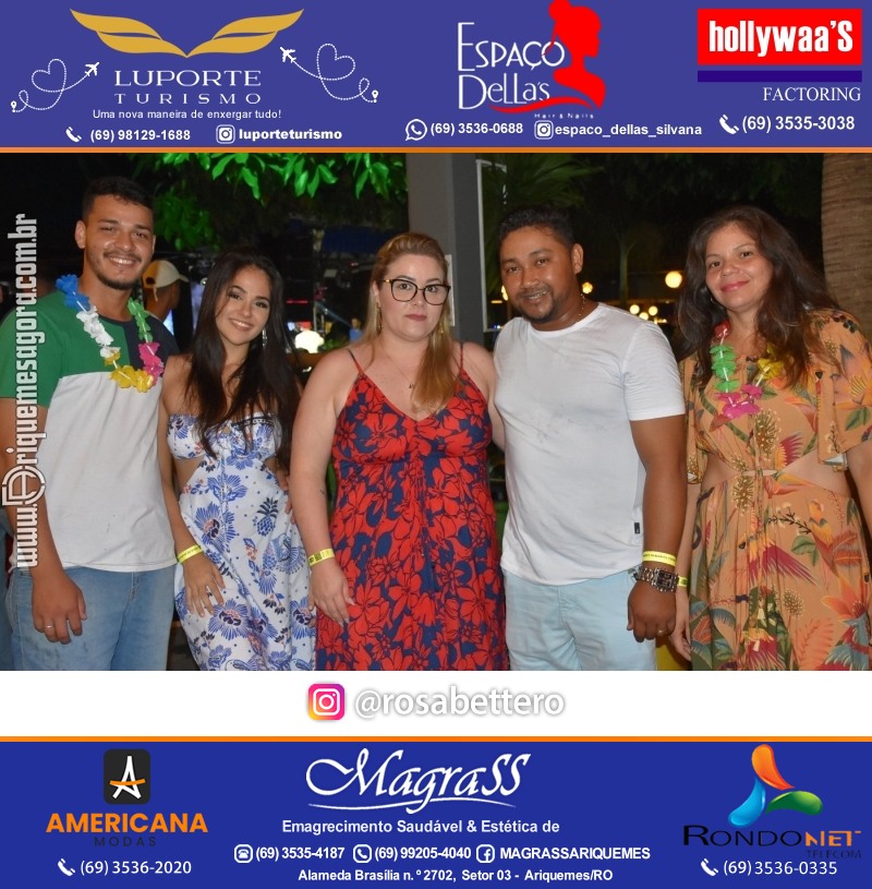 BAILE DO HAWAII em Ritmo Tropical na AABB em Ariquemes Rondônia
