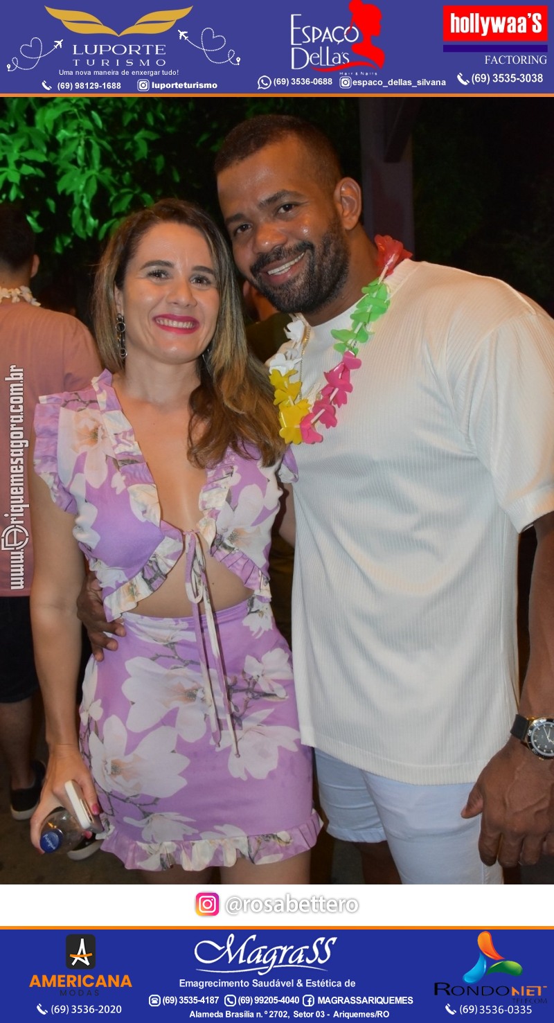 BAILE DO HAWAII em Ritmo Tropical na AABB em Ariquemes Rondônia
