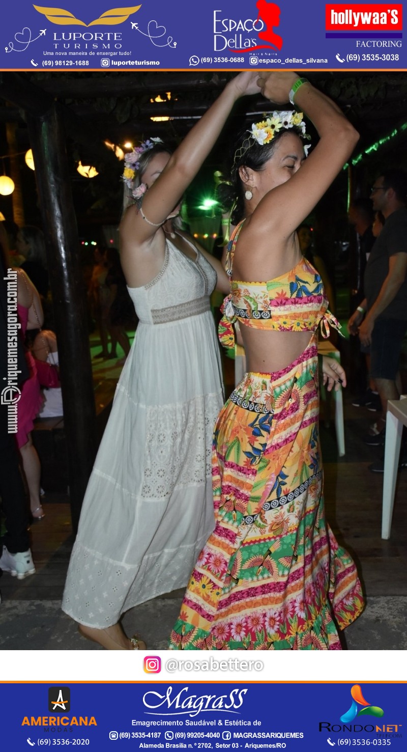 BAILE DO HAWAII em Ritmo Tropical na AABB em Ariquemes Rondônia