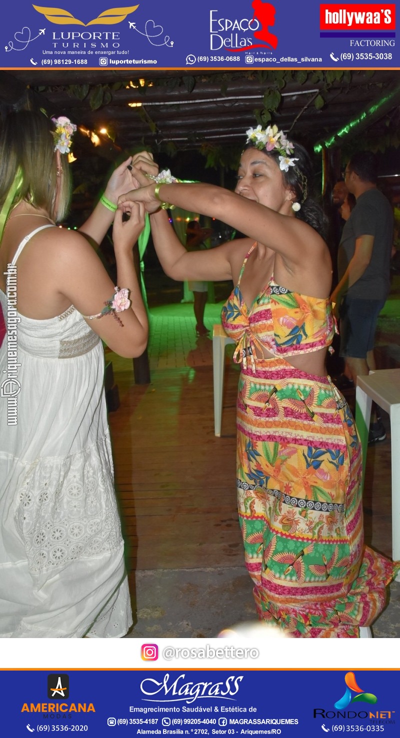 BAILE DO HAWAII em Ritmo Tropical na AABB em Ariquemes Rondônia