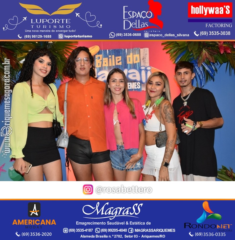 BAILE DO HAWAII em Ritmo Tropical na AABB em Ariquemes Rondônia
