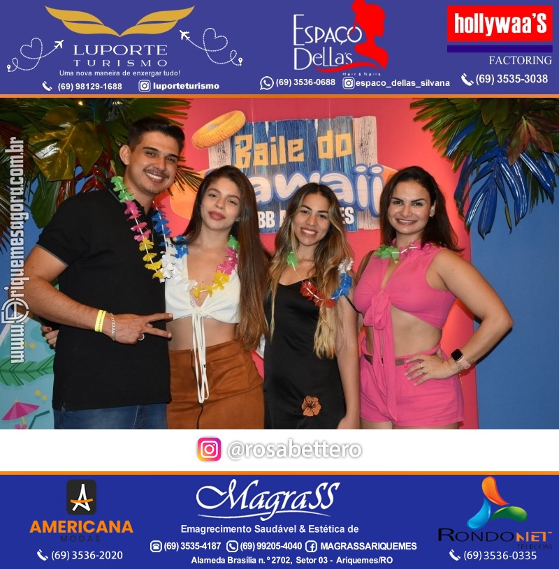 BAILE DO HAWAII em Ritmo Tropical na AABB em Ariquemes Rondônia