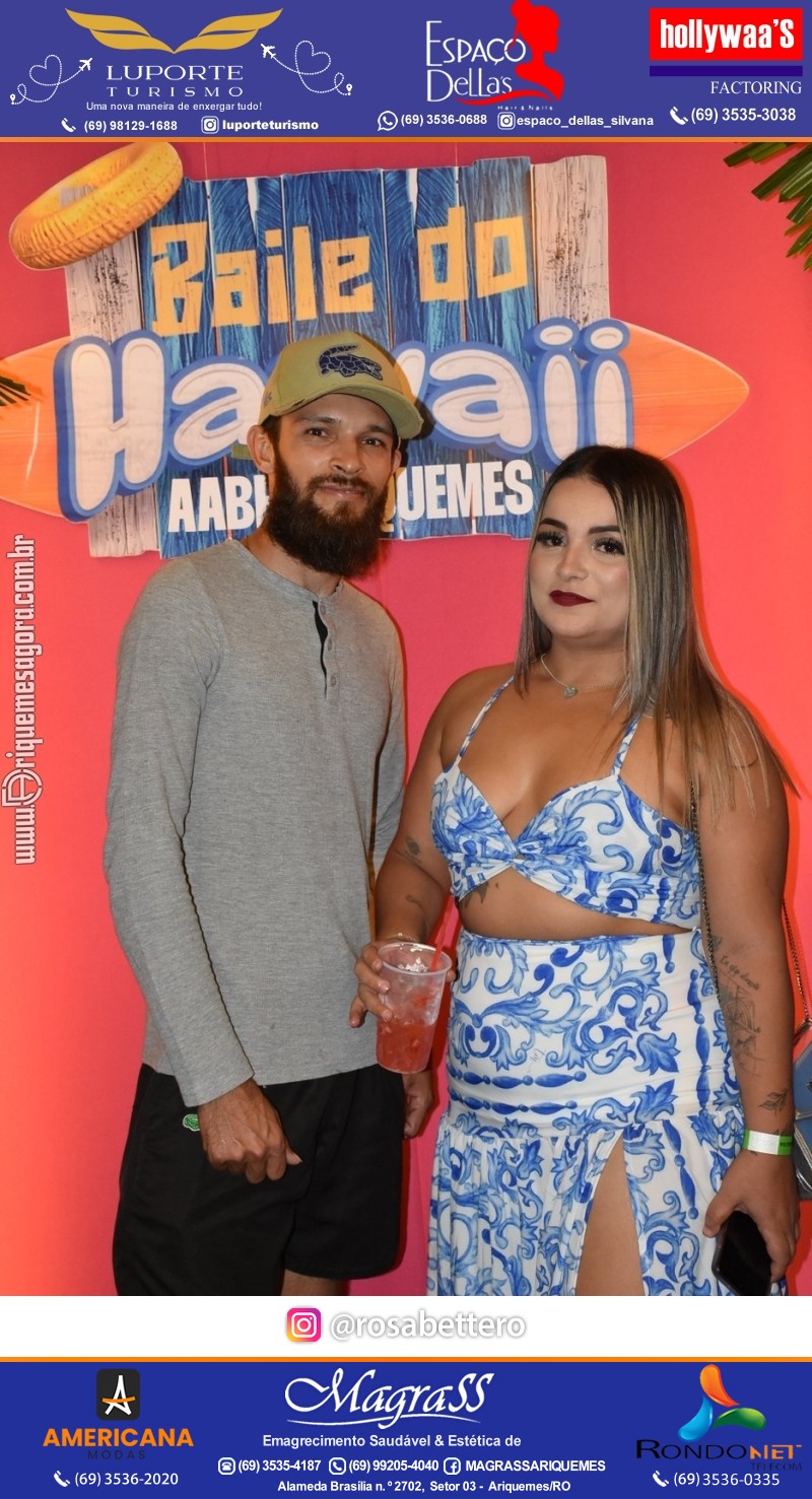 BAILE DO HAWAII em Ritmo Tropical na AABB em Ariquemes Rondônia