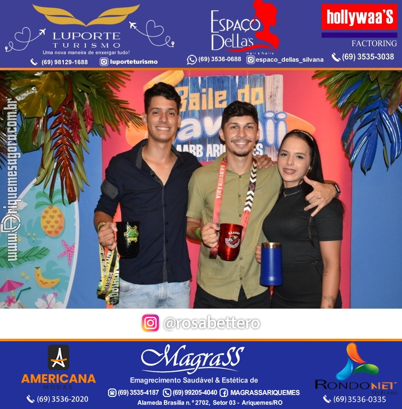 BAILE DO HAWAII em Ritmo Tropical na AABB em Ariquemes Rondônia