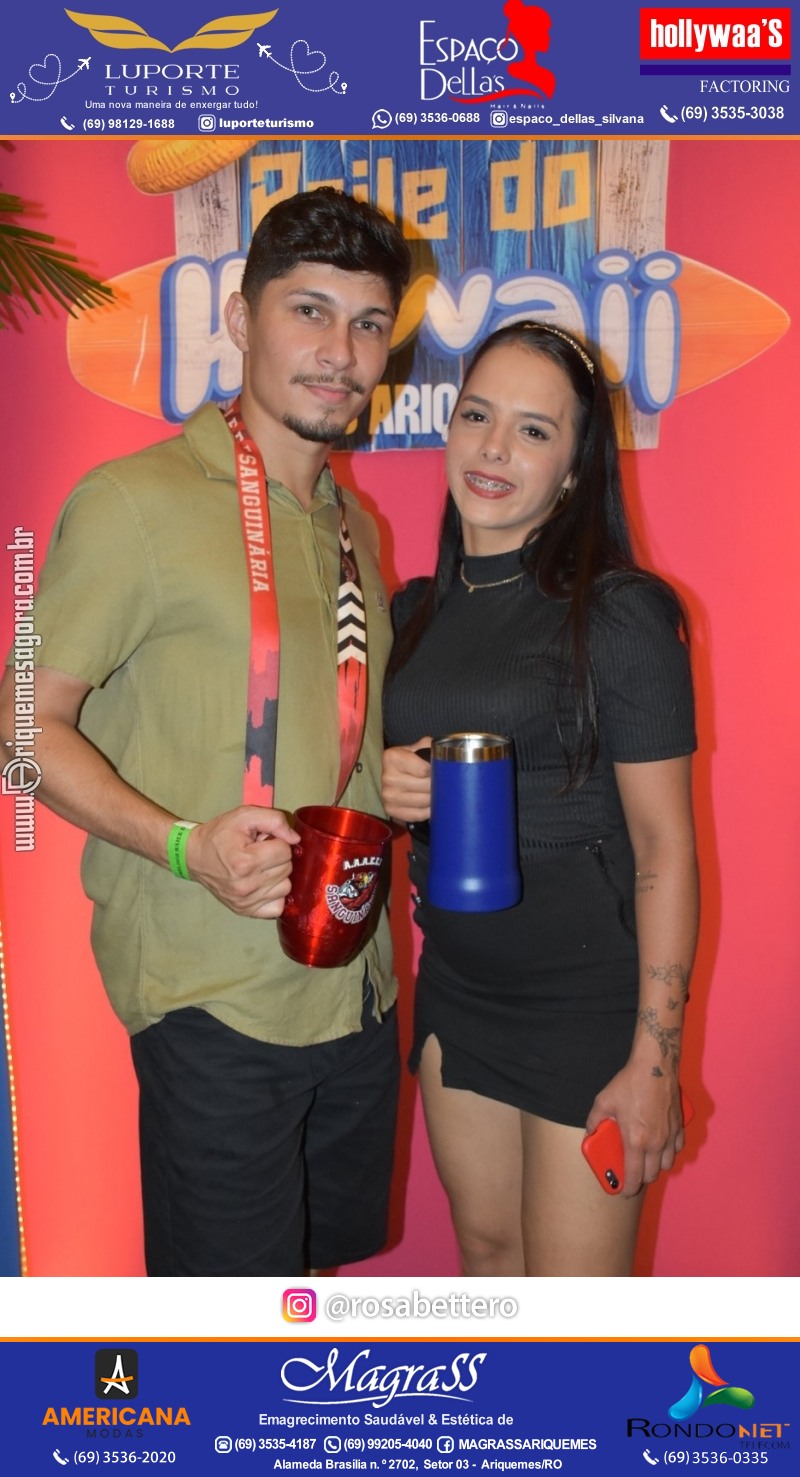 BAILE DO HAWAII em Ritmo Tropical na AABB em Ariquemes Rondônia