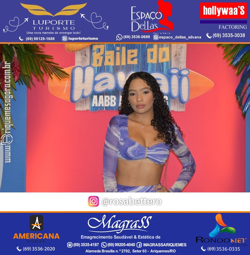 BAILE DO HAWAII em Ritmo Tropical na AABB em Ariquemes Rondônia