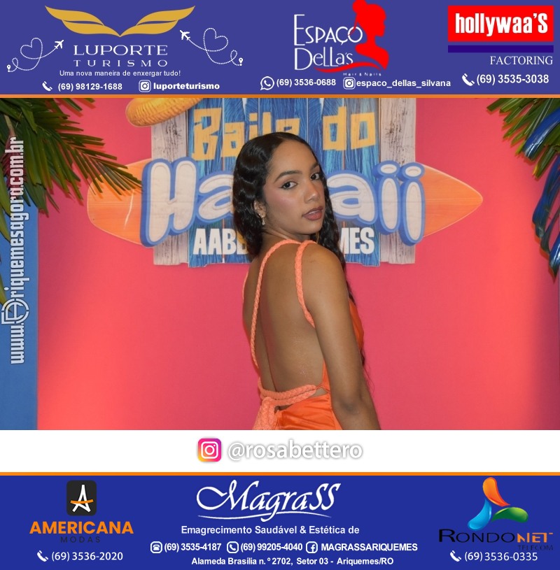 BAILE DO HAWAII em Ritmo Tropical na AABB em Ariquemes Rondônia